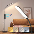 Aisutha LED Floor Lamp for Living Room – 18W Adjustable Brightness & Color, Eye-Caring Reading Light with Remote
